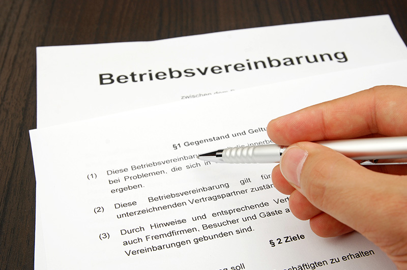 Betriebsvereinbarung